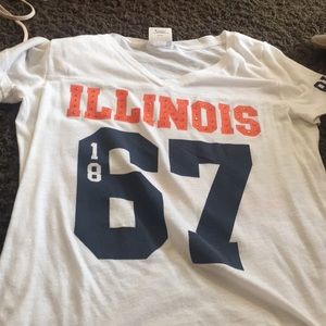 PINK ILLINI tee